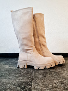 Stiefel soft Beige